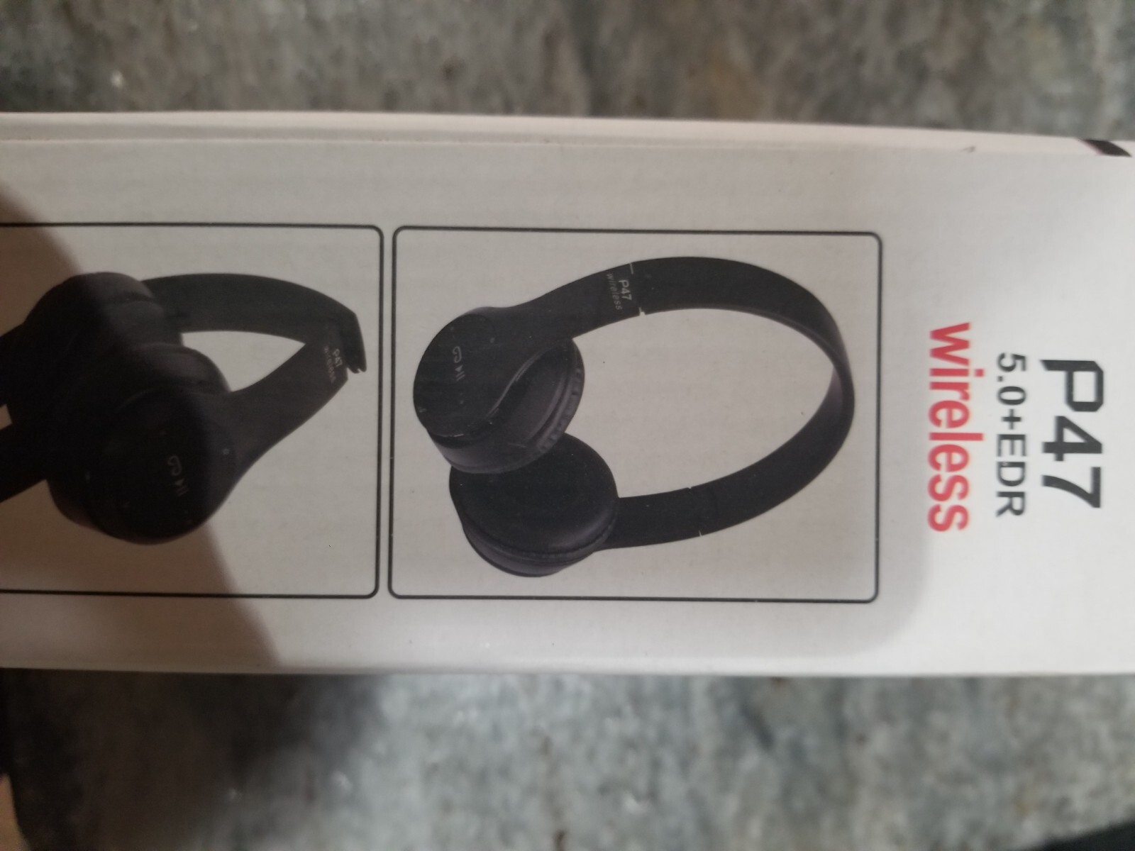 P47 5.0 + EDR Wireless Headphone – Neon Green, Red, Black, Blue