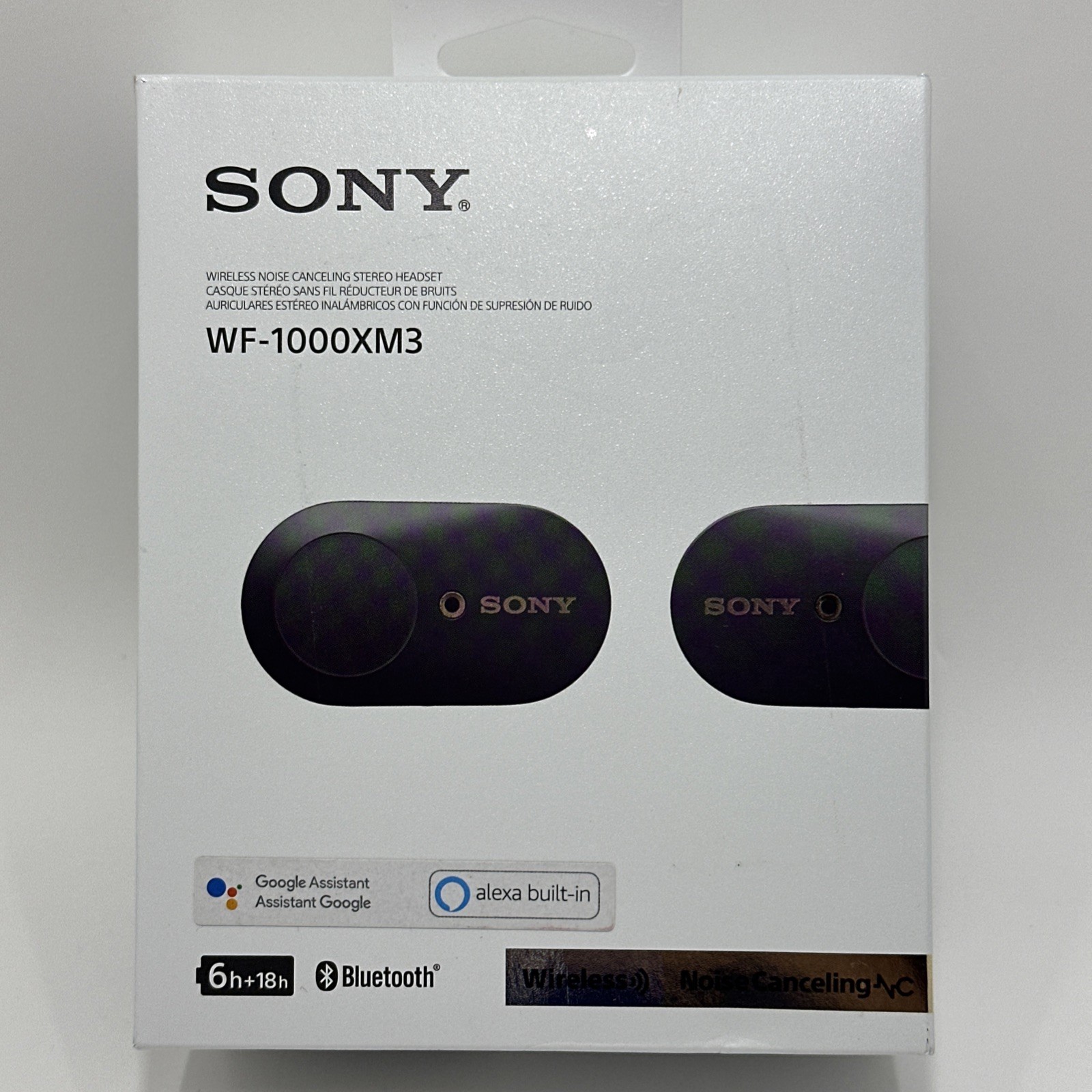 Sony WF-1000XM3 Wireless Noise Canceling Headphones Black Xtra Ear Cups Tested