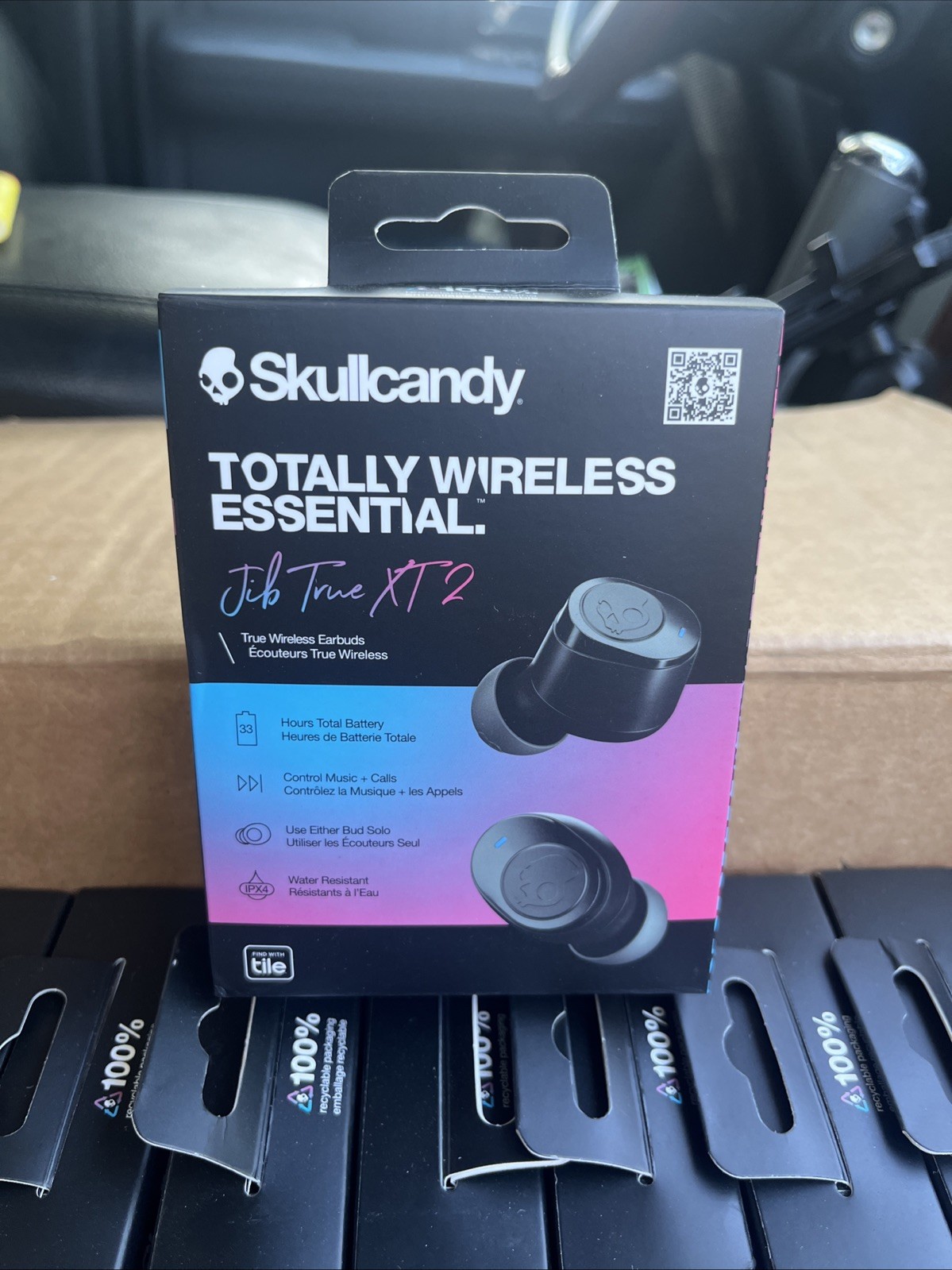 Skullcandy Totally Wireless Essential – JIB True XT2 – BLACK