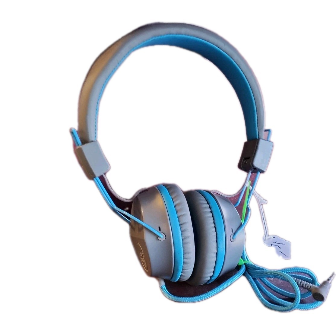 JLab Neon Bluetooth Folding On-Ear Headphones Wired Headphones Blue