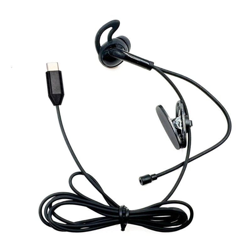 3.5mm/Type C Single Side In Ear Earphone Earbud Headsets for Mobile Phone PC