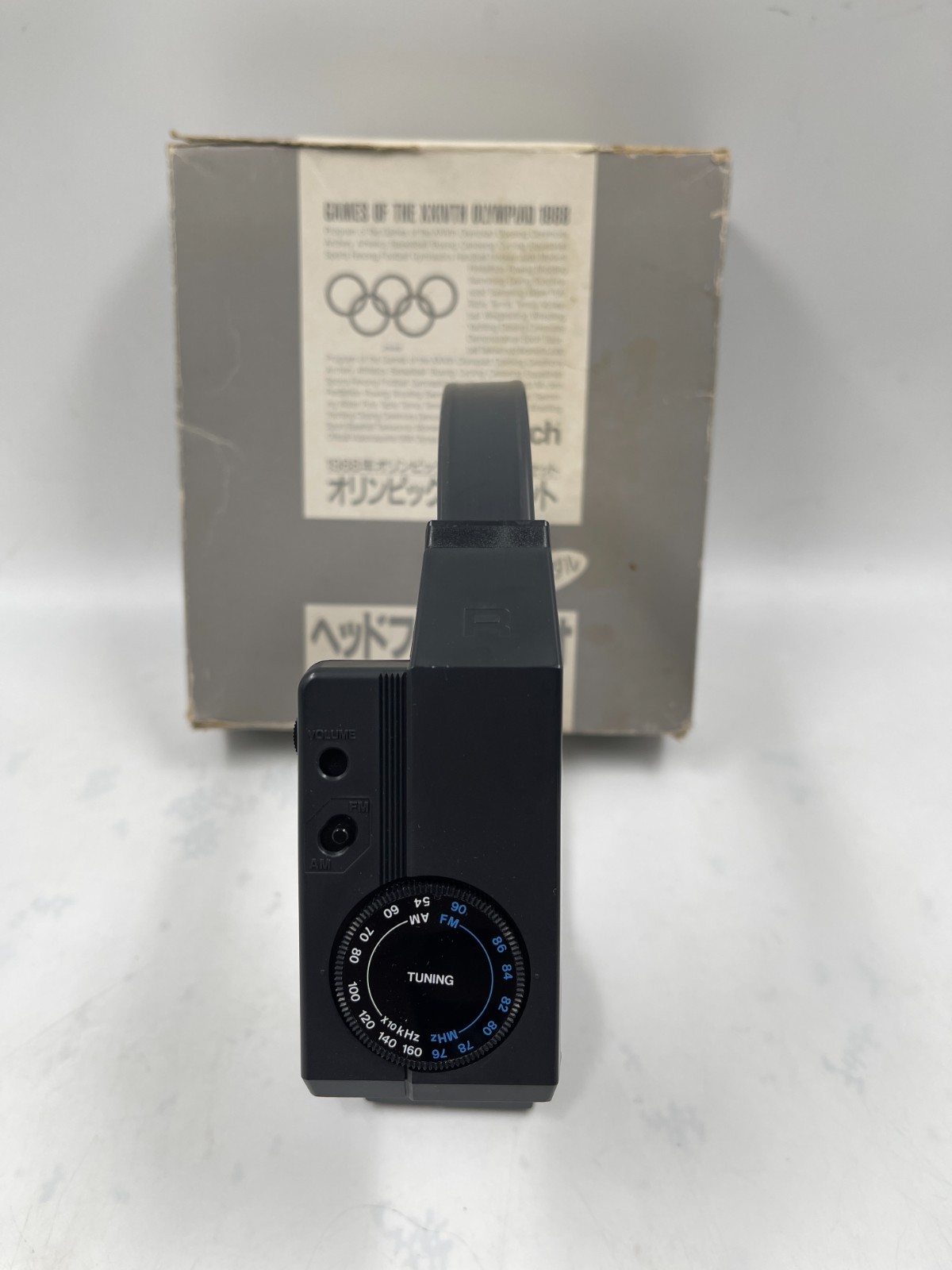[Works] Rare&VTG SEOUL 1988 Summer Olympics Gift AM/FM Radio Headphone Scotch