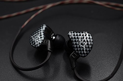 KZ ZST Pro Dynamic Hybrid Dual Driver in-Ear Headphones (Black Without Mic)
