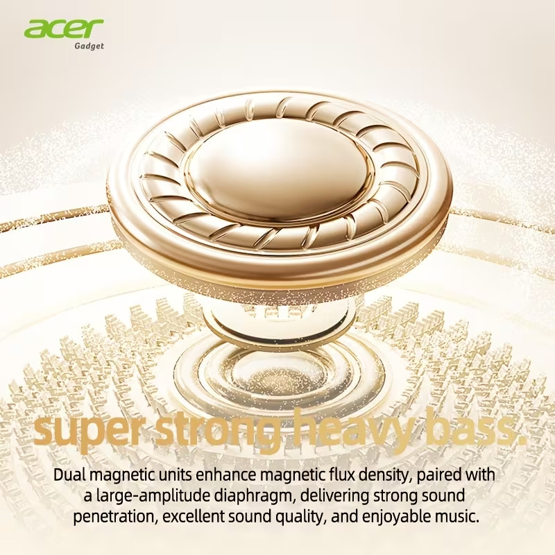 Acer’S New 2025 Model TWS Wireless Earbuds- Beige
