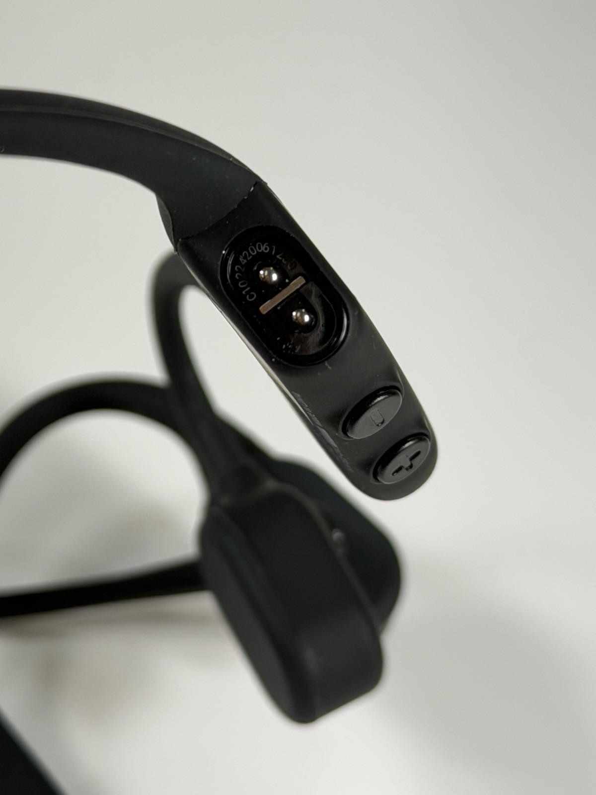 SHOKZ OPENCOMM Bone Conduction Bluetooth Headset with Boom Mic – Working