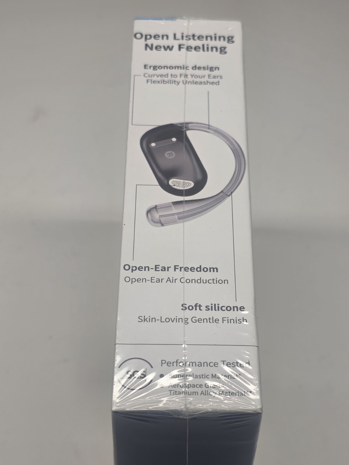 YYK Q16s Pro LCD Open-Ear Bluetooth Wireless Ear-hook Earbuds Black