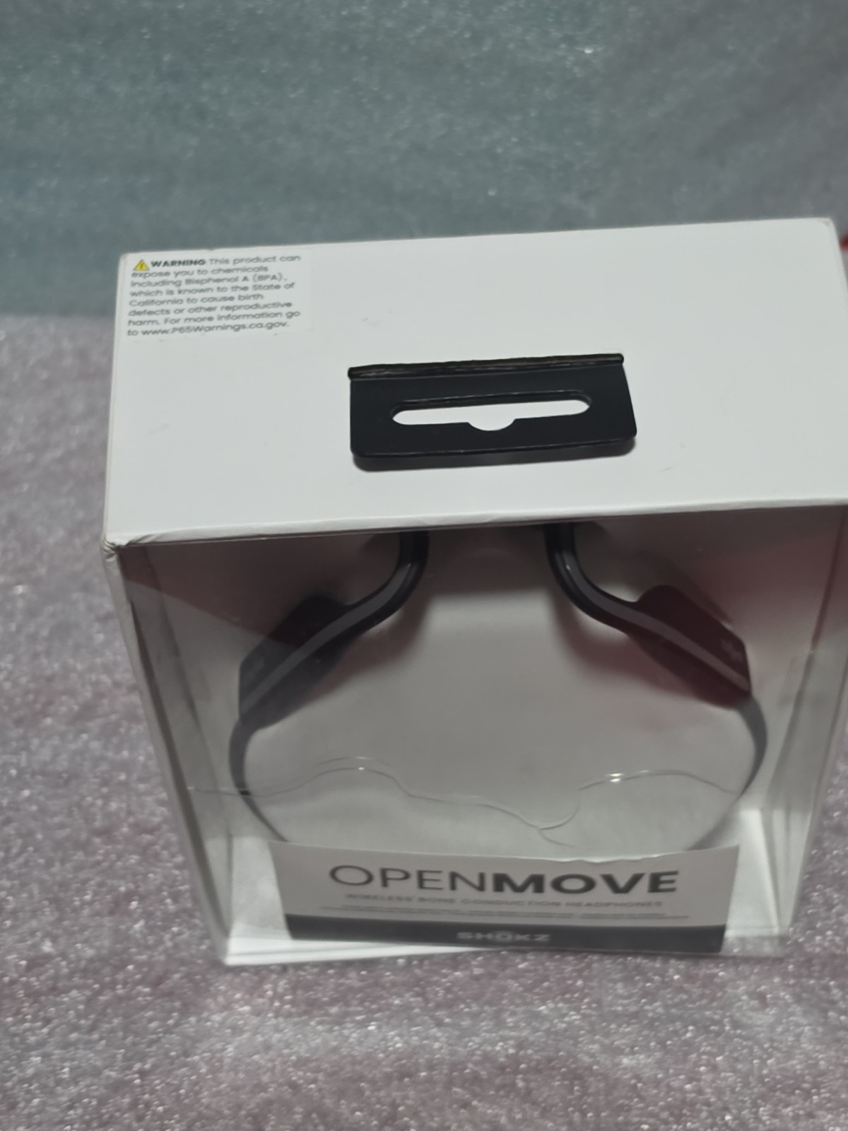 Shokz – OpenMove Bone Conduction Open Ear Lifestyle/Sport Headphones – Gray