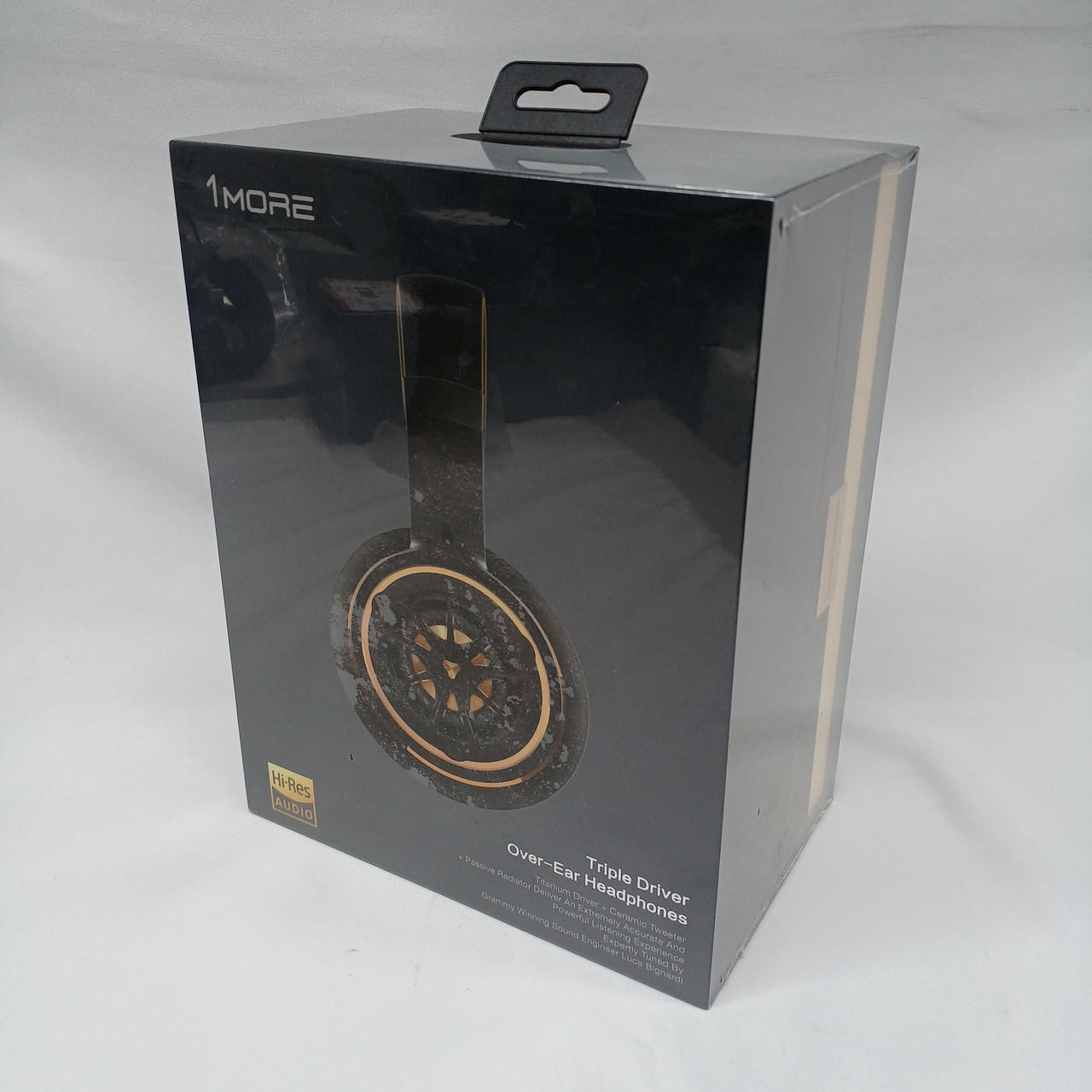 Authentic 1MORE H1707 Triple Driver Over-Ear Headphones Gold Hi-Res Audio Japan