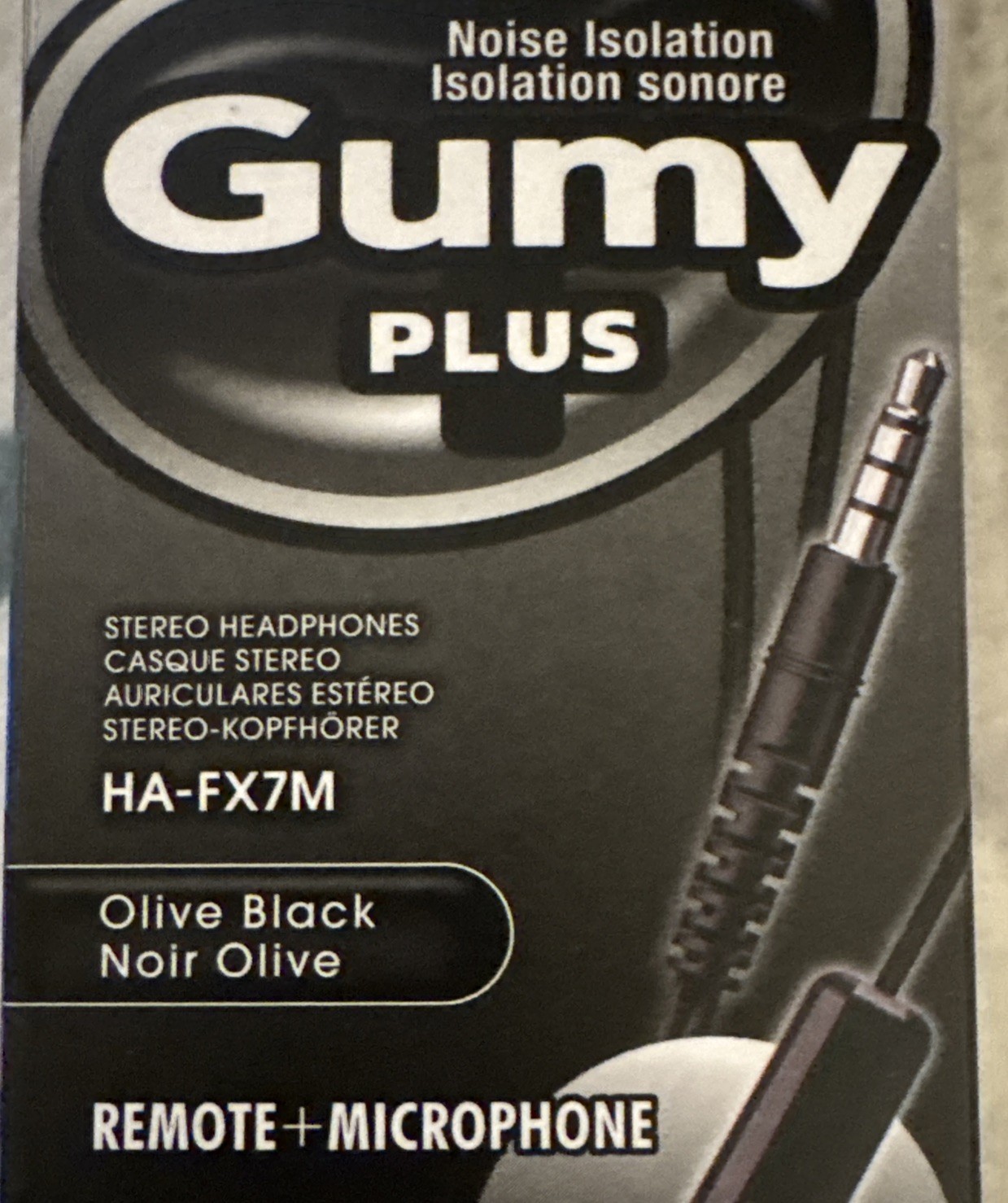 JVC Gumy + USB C Adapter in Ear Earbud Headphones Tested w/ios & Android NWTs