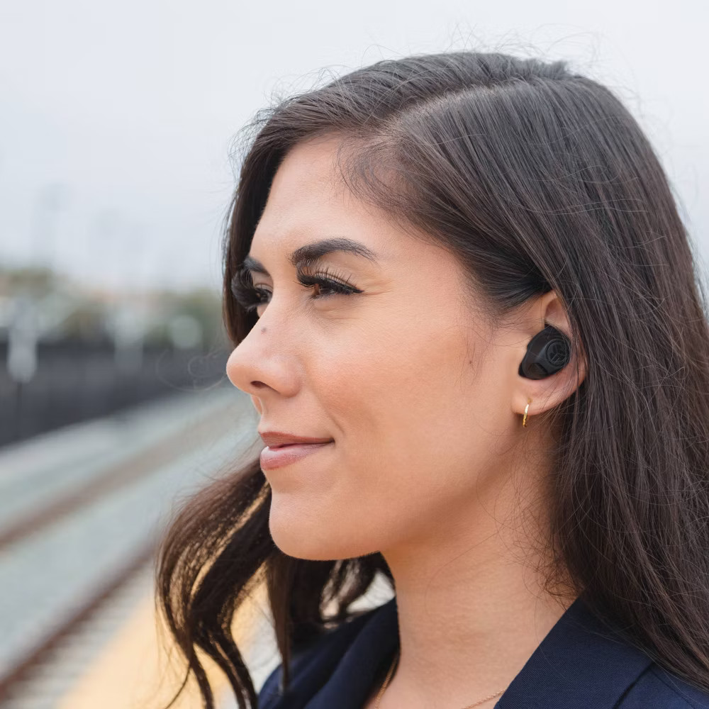 JLab Work Buds True Wireless Bluetooth Earbuds – Black