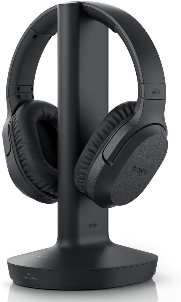 Sony WH-RF400 Wireless Home Theater Headphone System For TV Black WHRF400