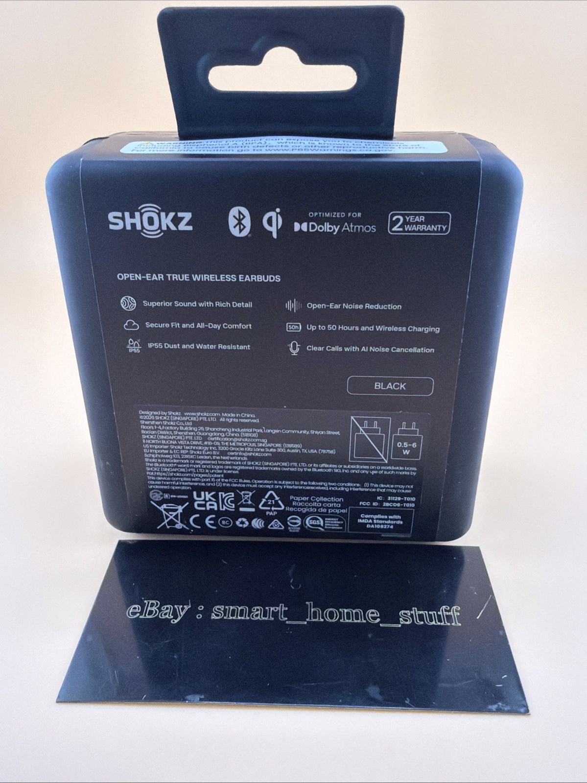 Shokz OpenFit PRO Open-Ear True Wireless Earbuds – SEALED Brand New