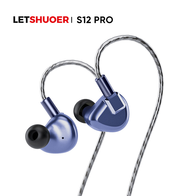 Letshuoer S12 PRO Magnetic Planar Driver IEM Hi-Fi Earphones 2.5/ 3.5/4.4mm plug