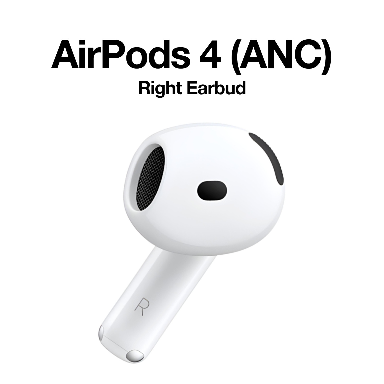 Apple AirPods 4 with Active Noise Cancellation (ANC) Right Side – A3055 – Good