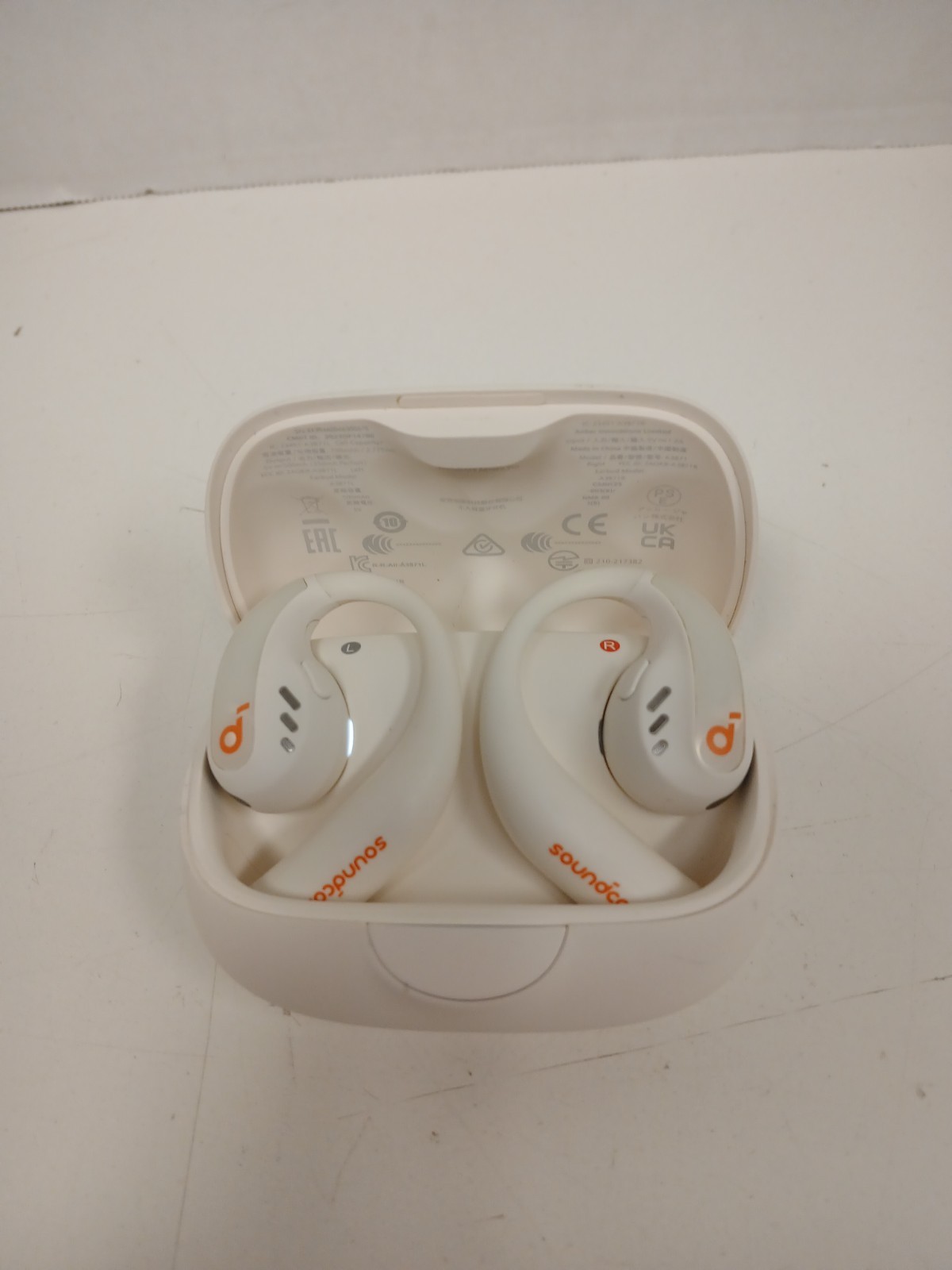 Soundcore AeroFit Pro Open-Ear True Wireless Earbuds, White *FOR PARTS*