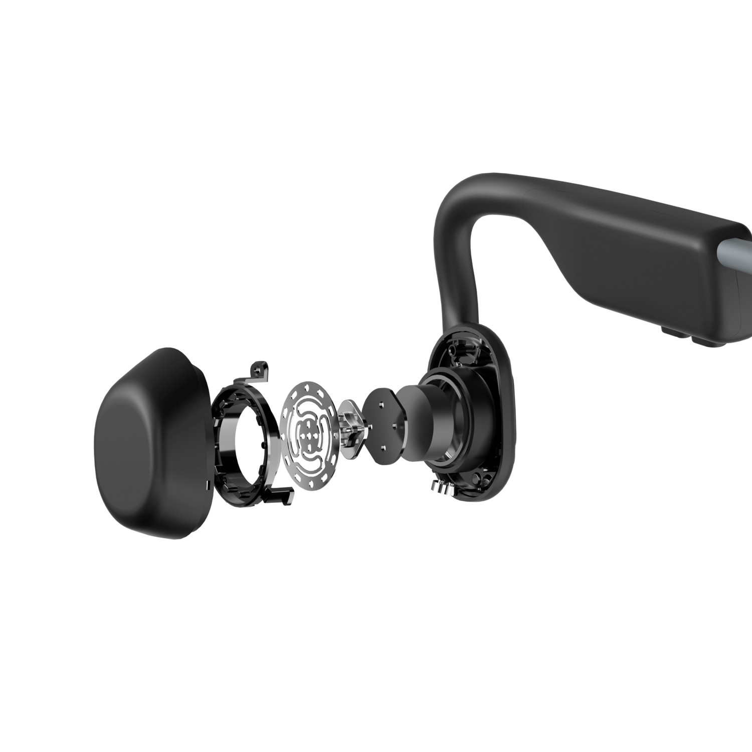✅ Shokz OpenMove Bone Conduction Wireless Headphones IP55 Bluetooth Grey ✅