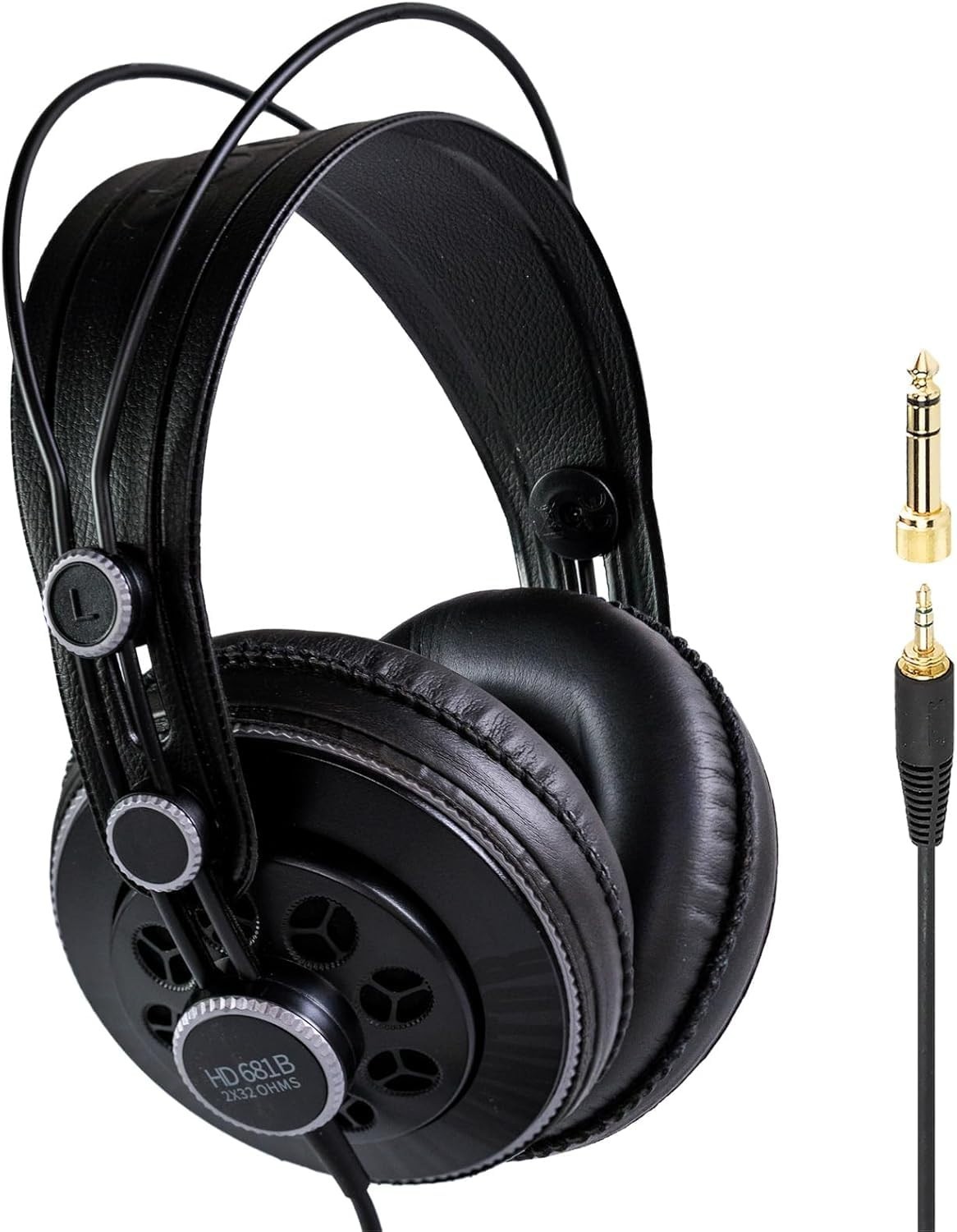 Dynamic Over-Ear Headphones with 50mm Neodymium Driver, Deep Bass, Semi-Open Des