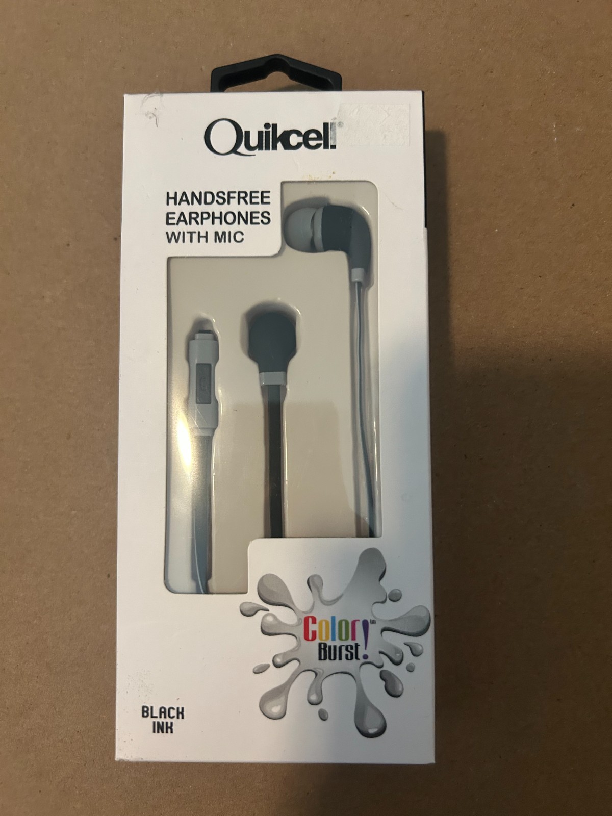 Quikcell In-Ear Earphones Headphones with MIC 3.5m Jack New