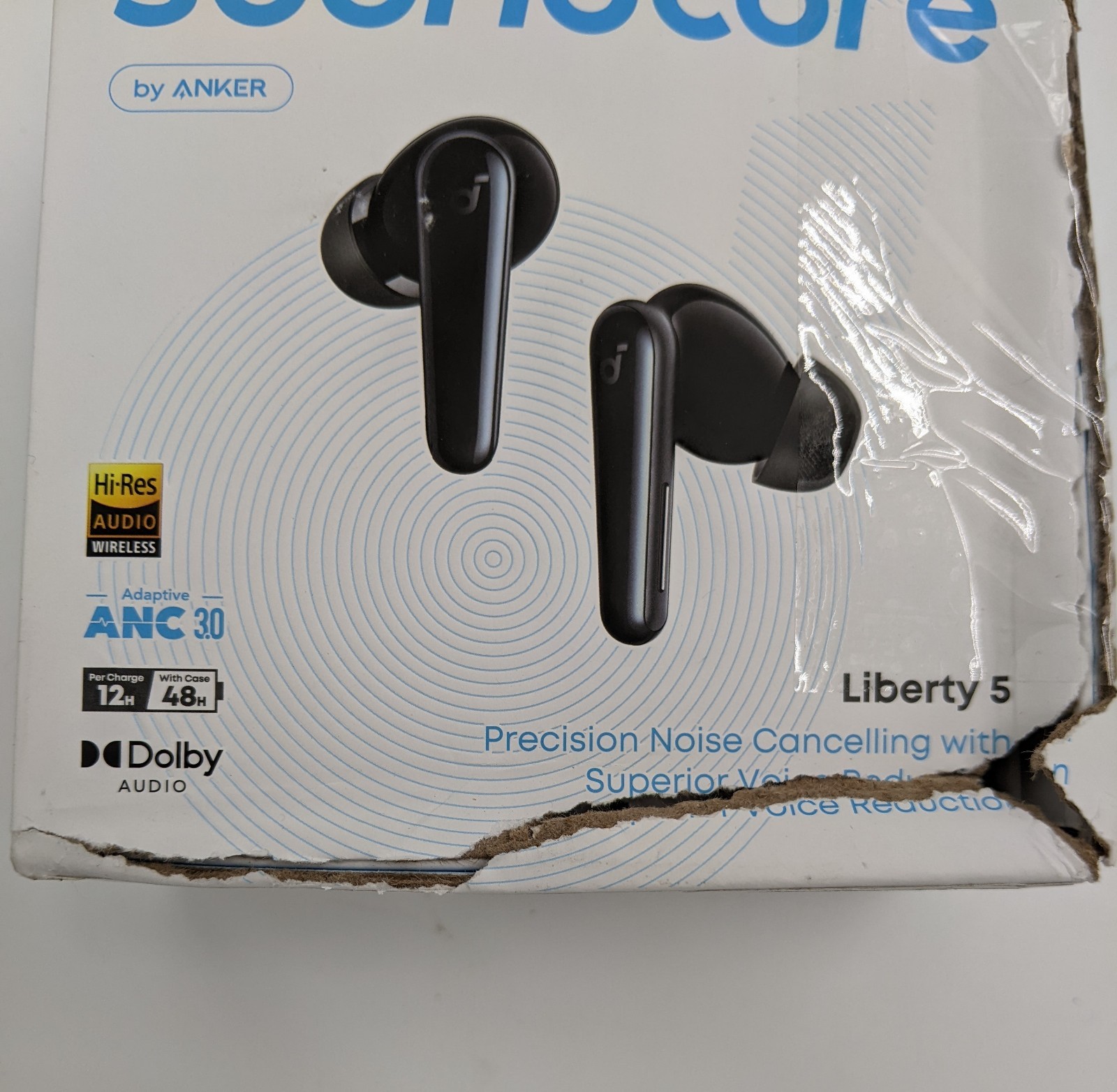 Soundcore Liberty 5 Wireless Earbuds Adaptive ANC3.0 Immersive Dolby Audio 6-Mic