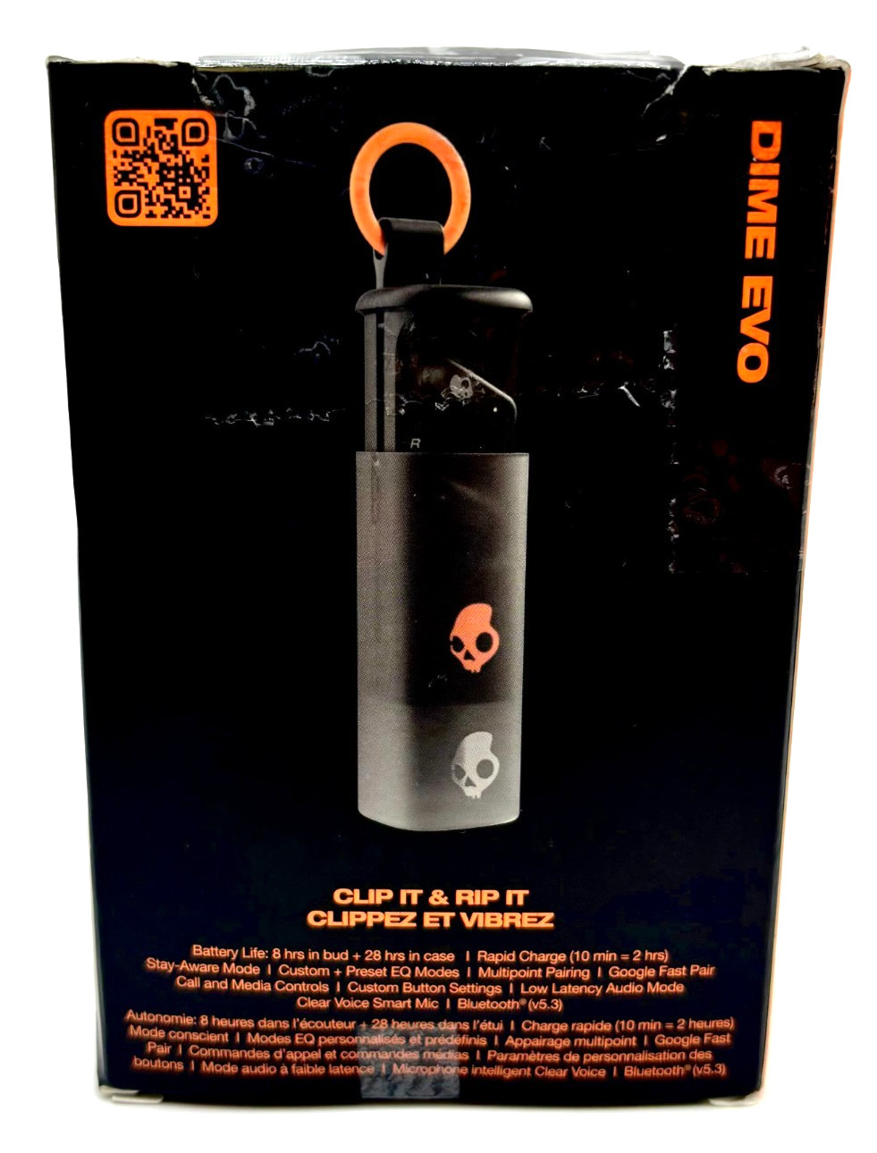 Skullcandy Dime Evo True Wireless Bluetooth Earbuds with Mic