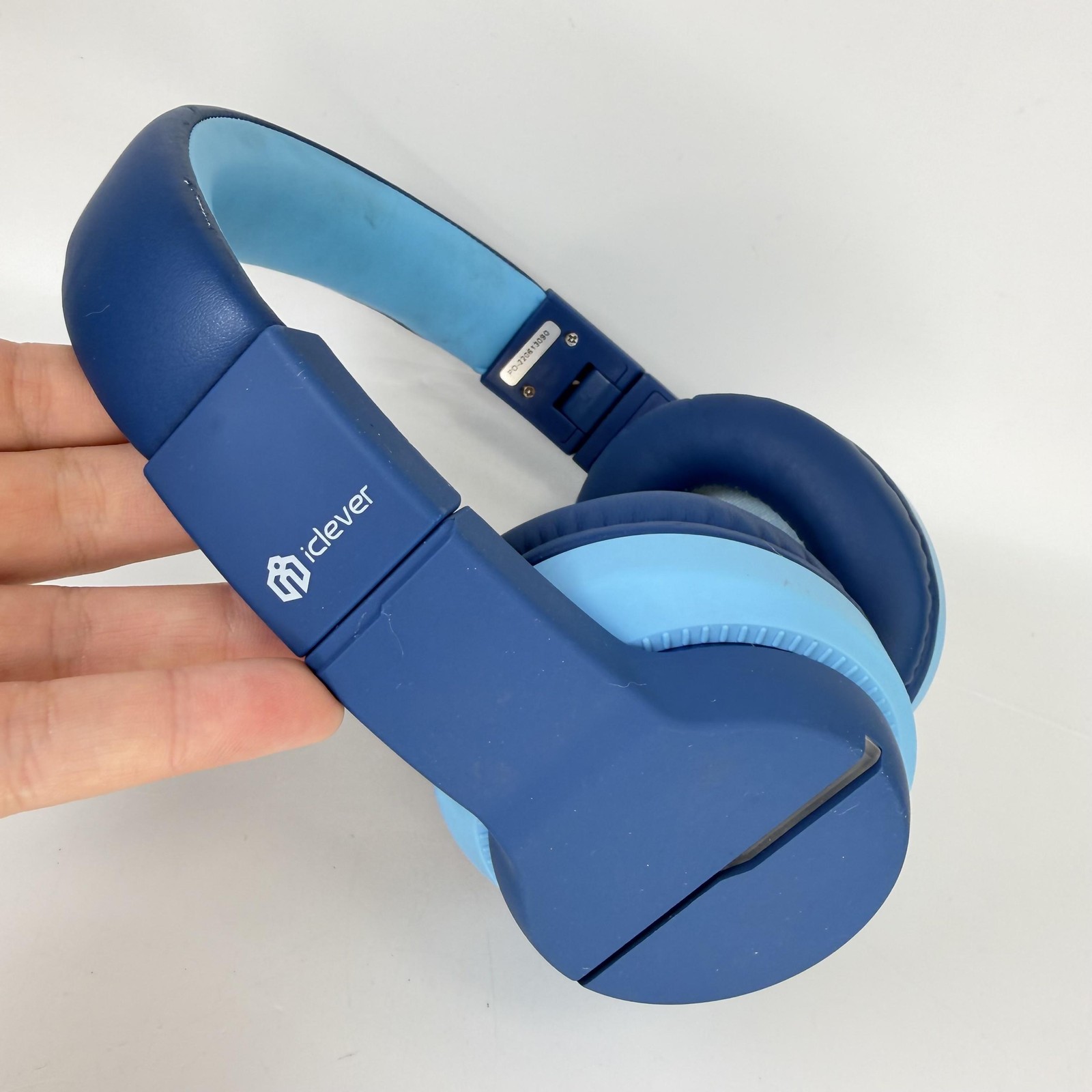 Iclever Over Ear Headphones Blue Bluetooth 3.5mm Micro-USB Wireless Stereo