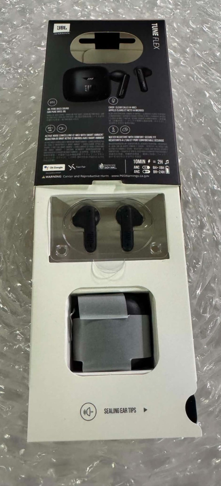 JBL Tune Flex | True Wireless Earbuds, Active Noise Canceling – Black
