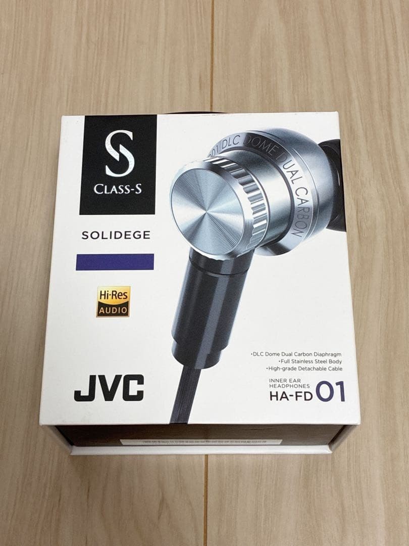 JVC KENWOOD In-Ear Earphones HA-FD01W/Box Tested Japan Used F/S