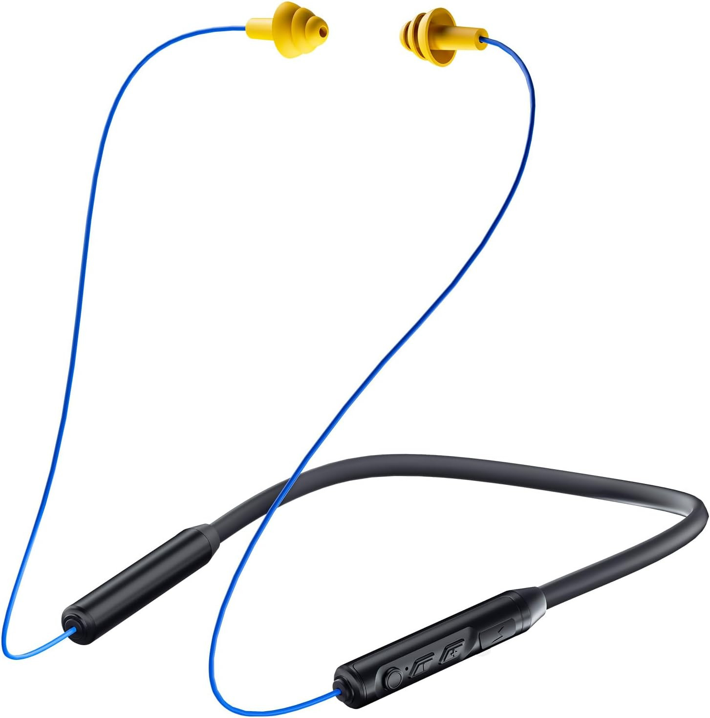 Bluetooth Earplug Headphones, Neckband Wireless Earbuds Earplugs-29Db Noise Redu