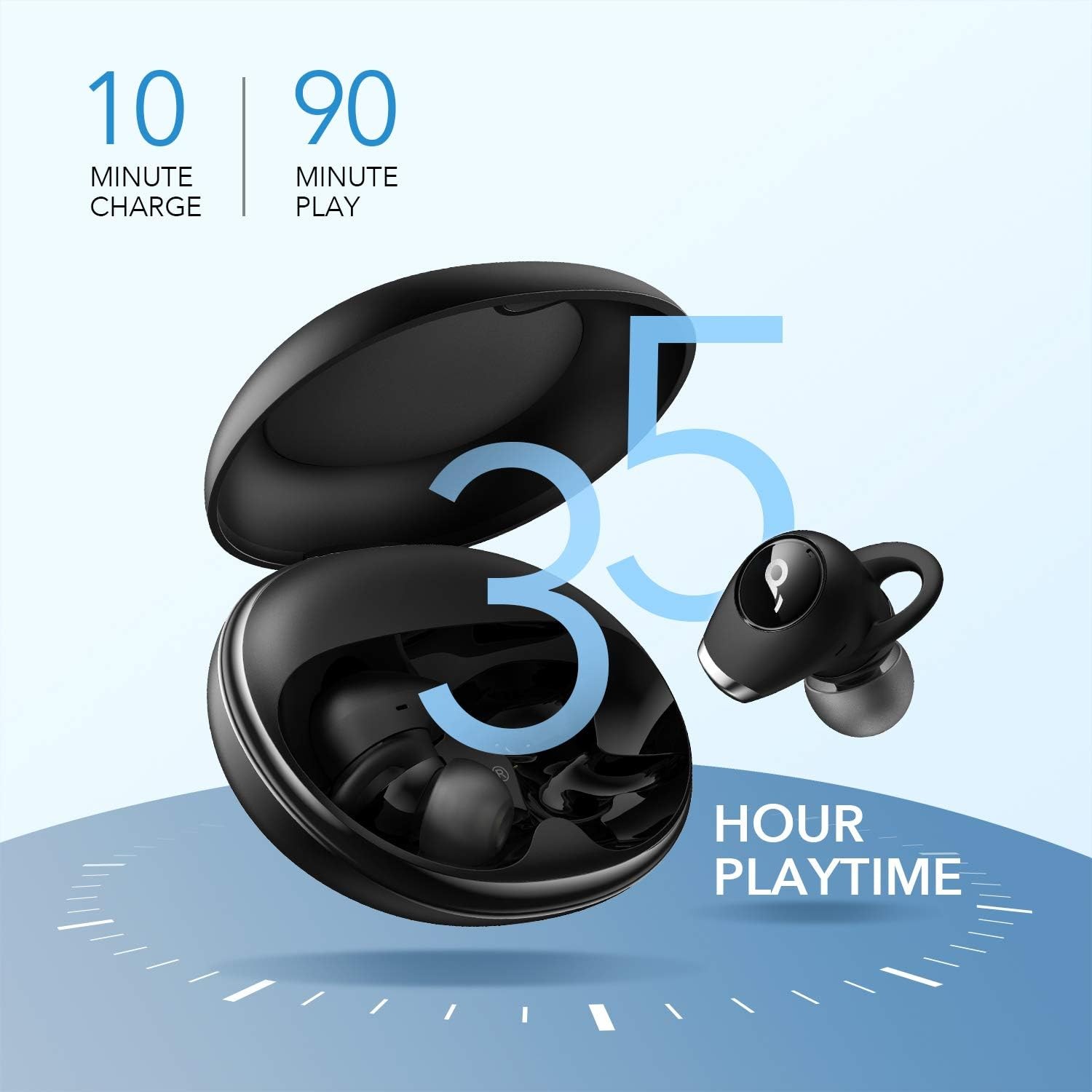 soundcore by Anker- Life Dot 2 NC Earbuds True Wireless Headphones, Black
