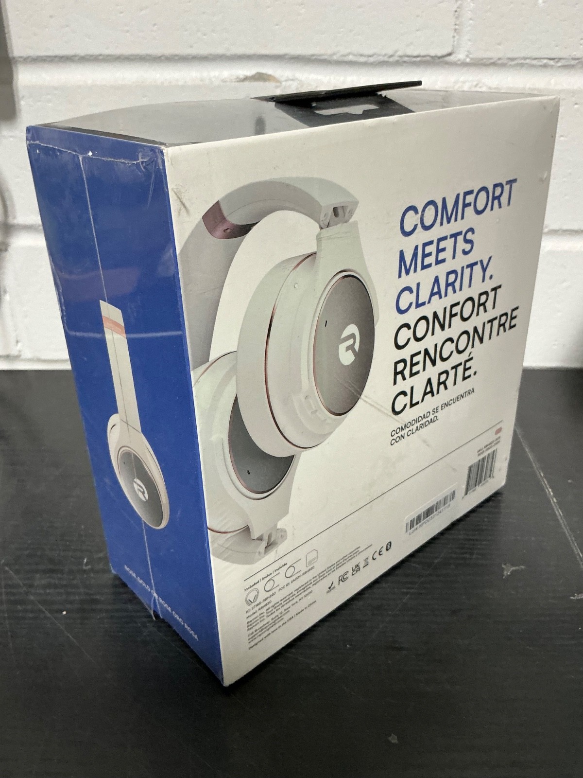 Raycon Everyday White Rose Gold Wireless Bluetooth Over The Ear Headphones