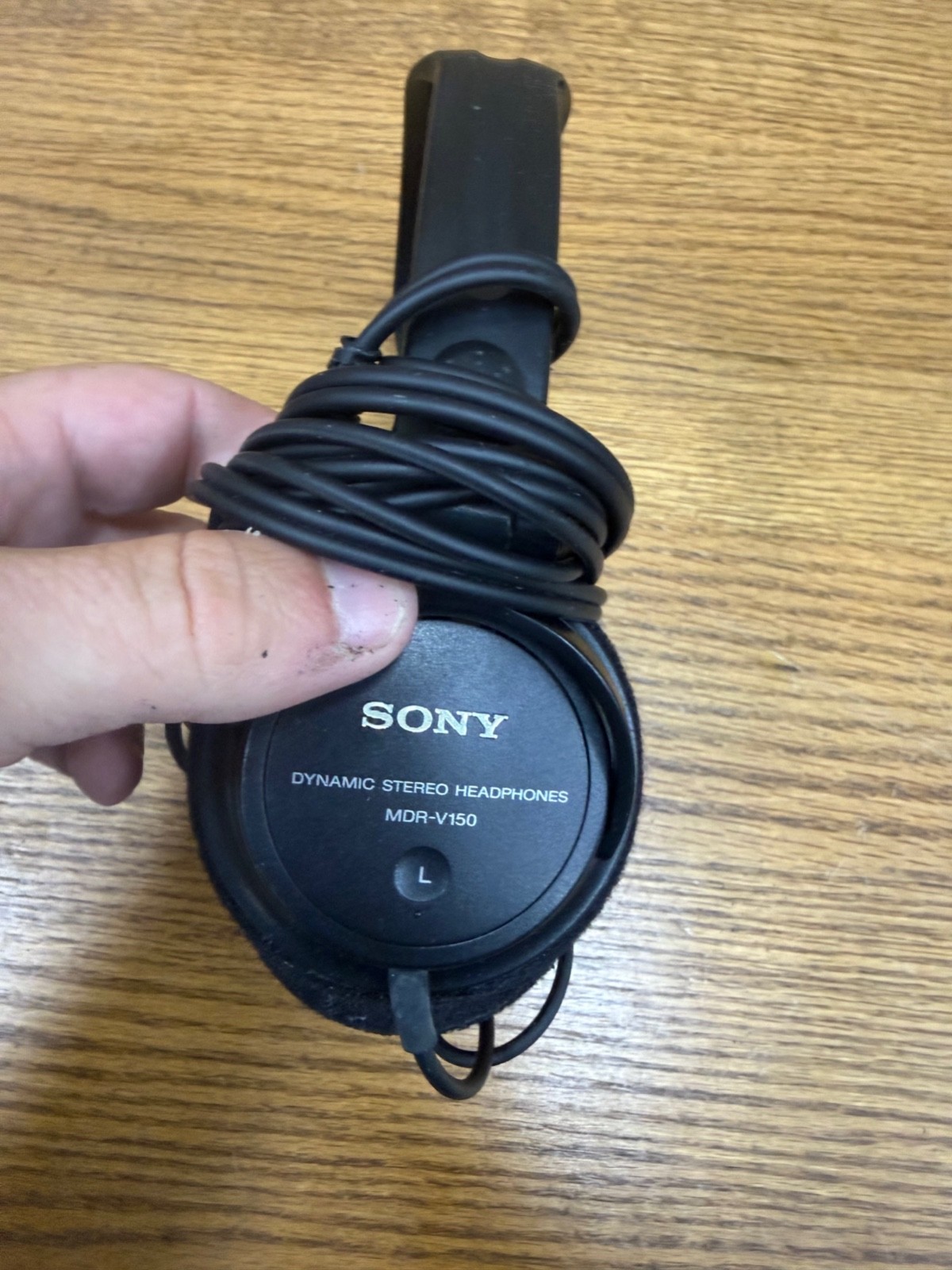 Sony MDR-V150 On Ear Wired Headphones – Black