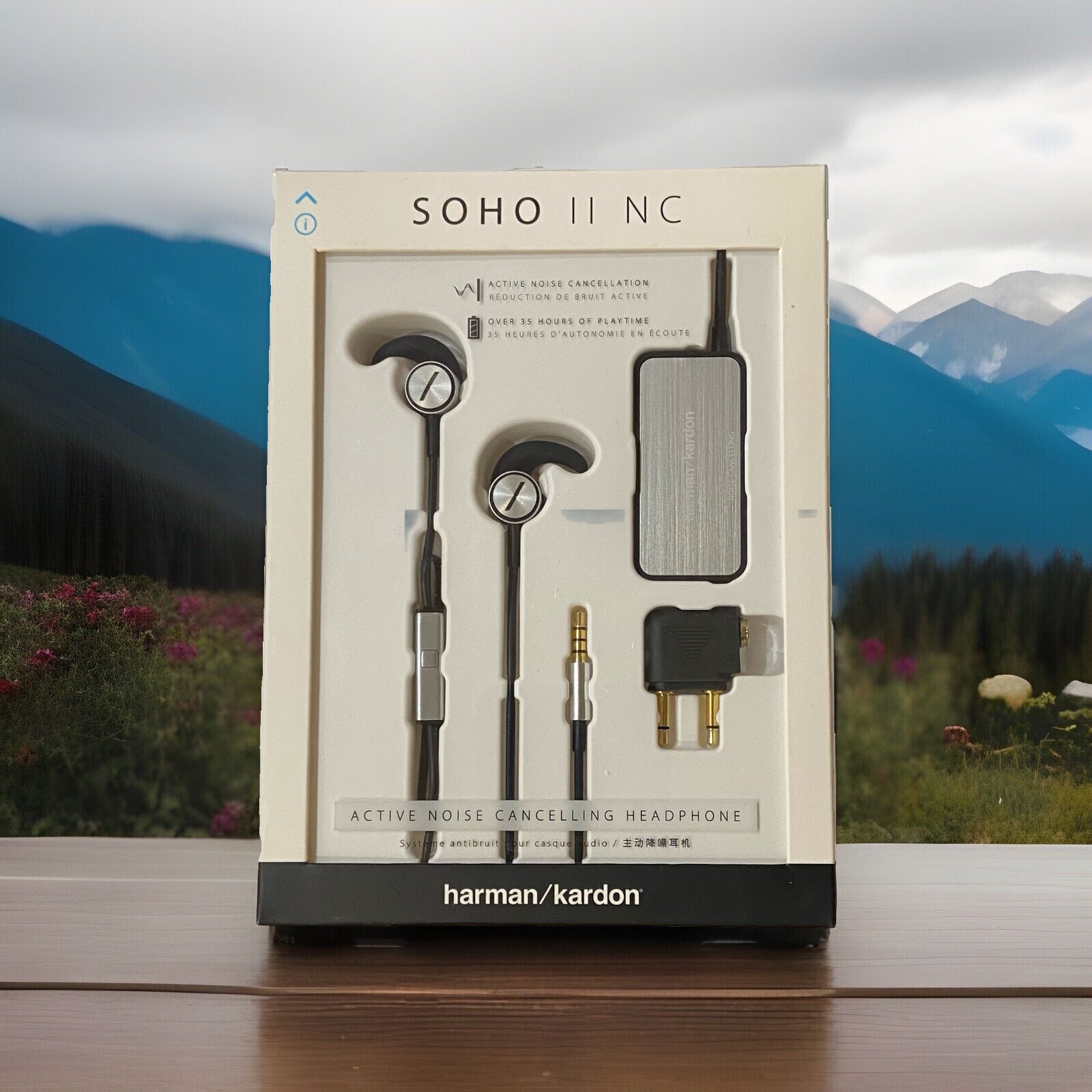HARMAN KARDON SOHO II NC NOISE CANCELLING EARBUD HEADPHONES SEALED BRAND NEW