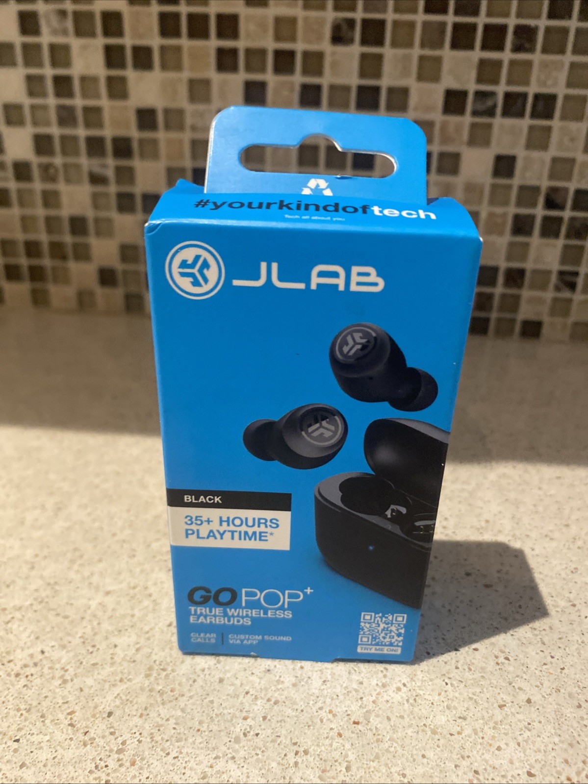 JLab – GO Air POP True Wireless In-Ear Headphones – Black