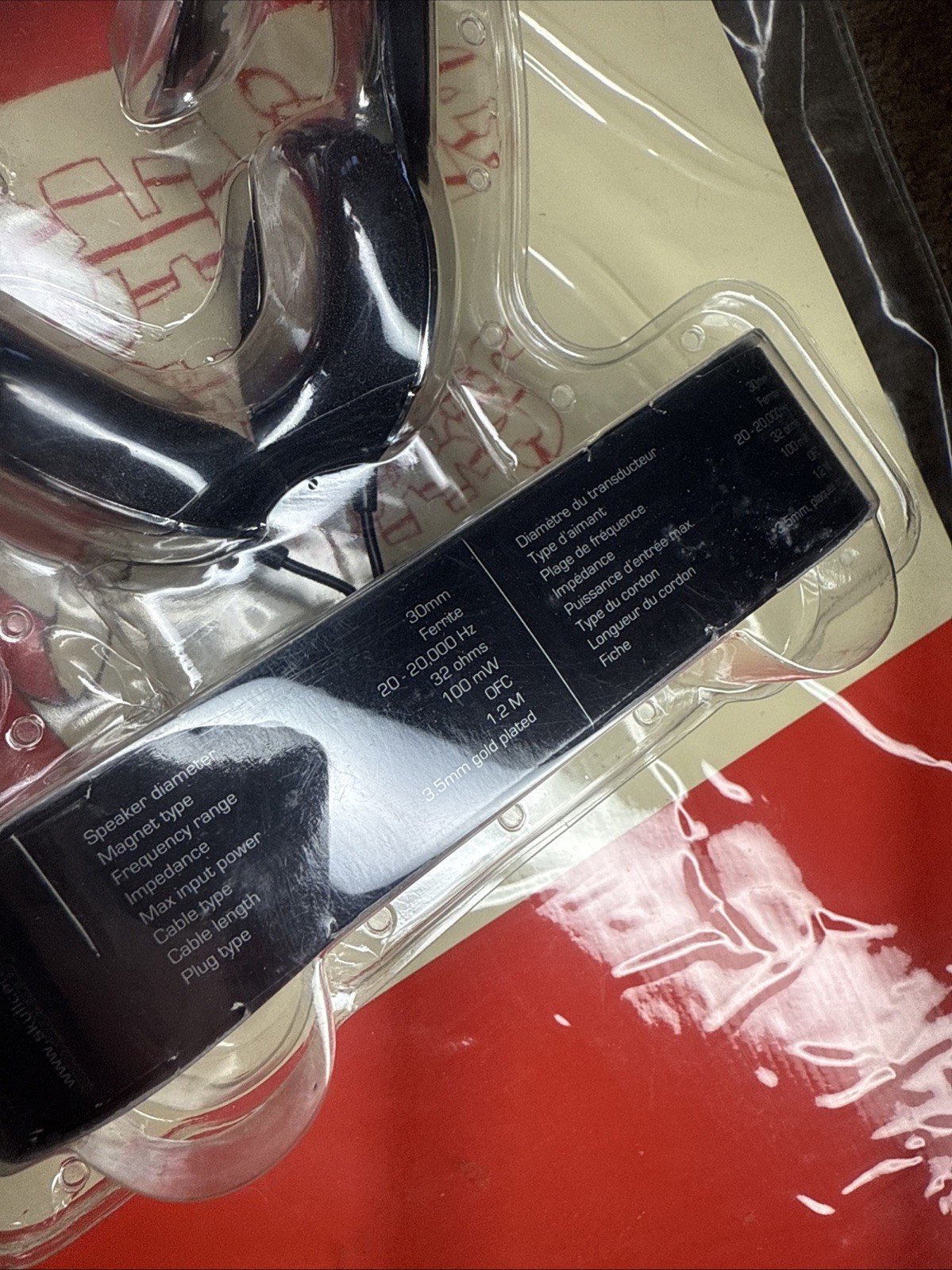 Chrome OG skullcandy Icon Recruit 30mm Driver Original Quality Careful LOUD Rare