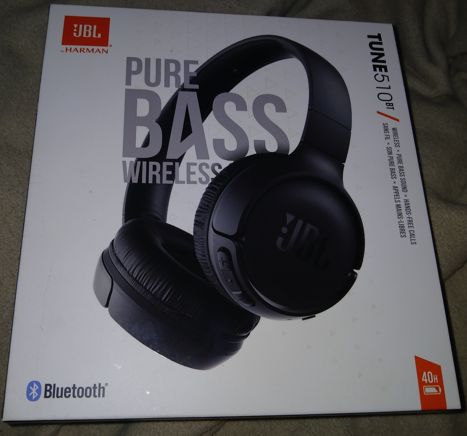 JBL Tune 510BT, Wireless on-ear headphones