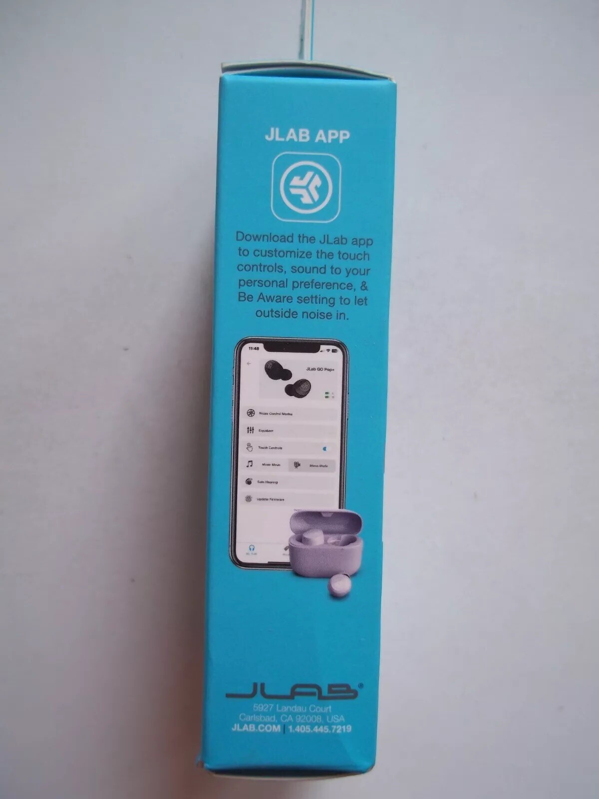 LILAC Go POP True Wireless Earbuds JLAB – 35+ Hours Playtime 3 Sets Gel Eartips