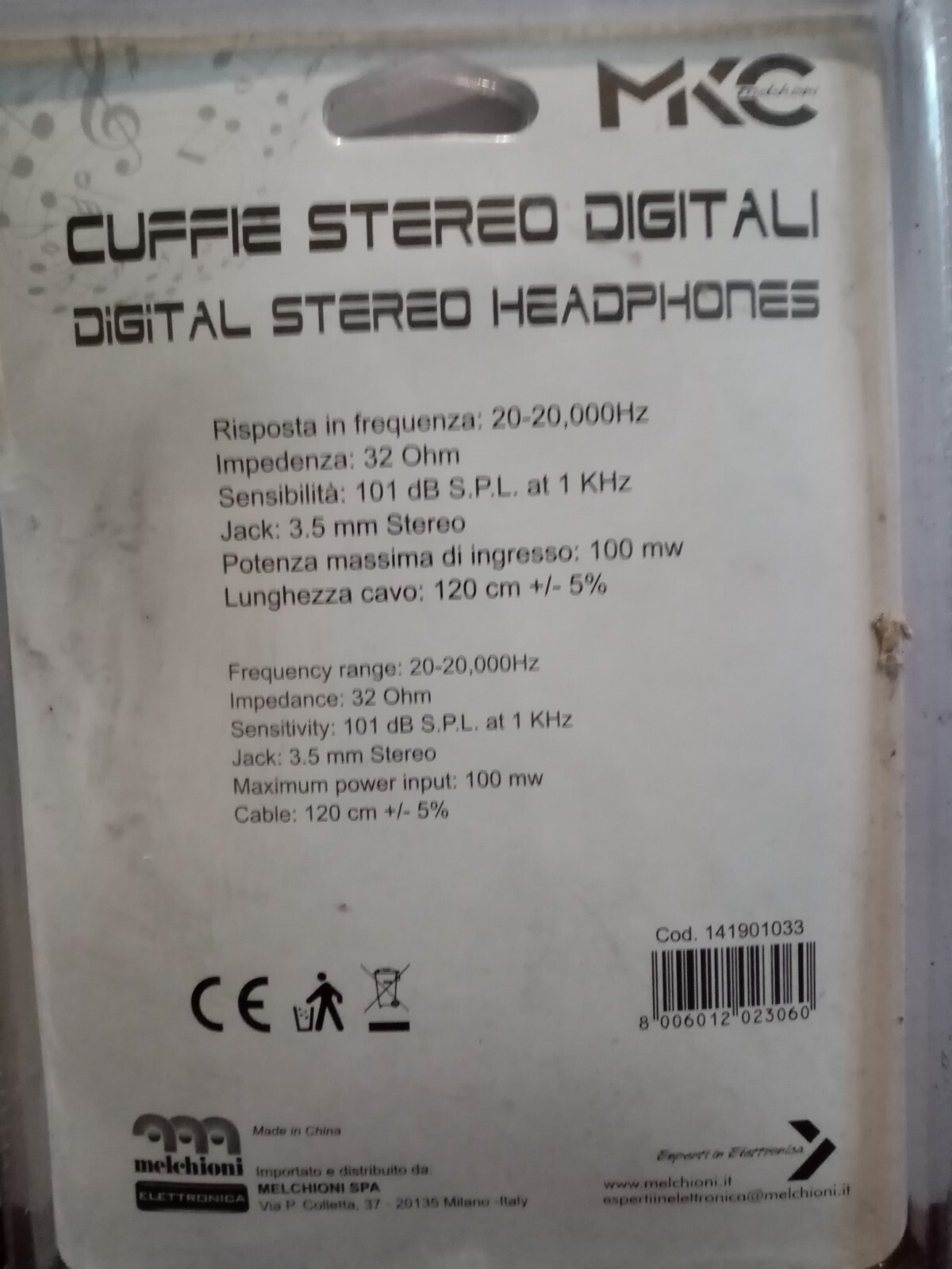 wired stereo headphones