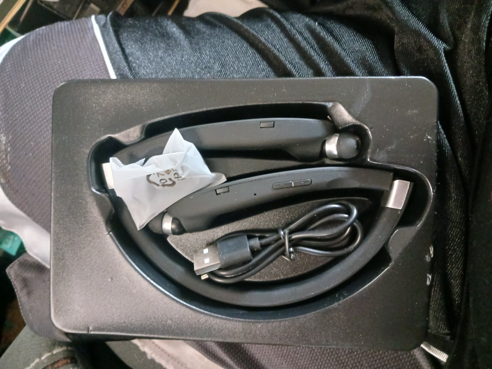 Sentry Pro Series Premium On The Neck Headphones Wireless, Rechargeable, New