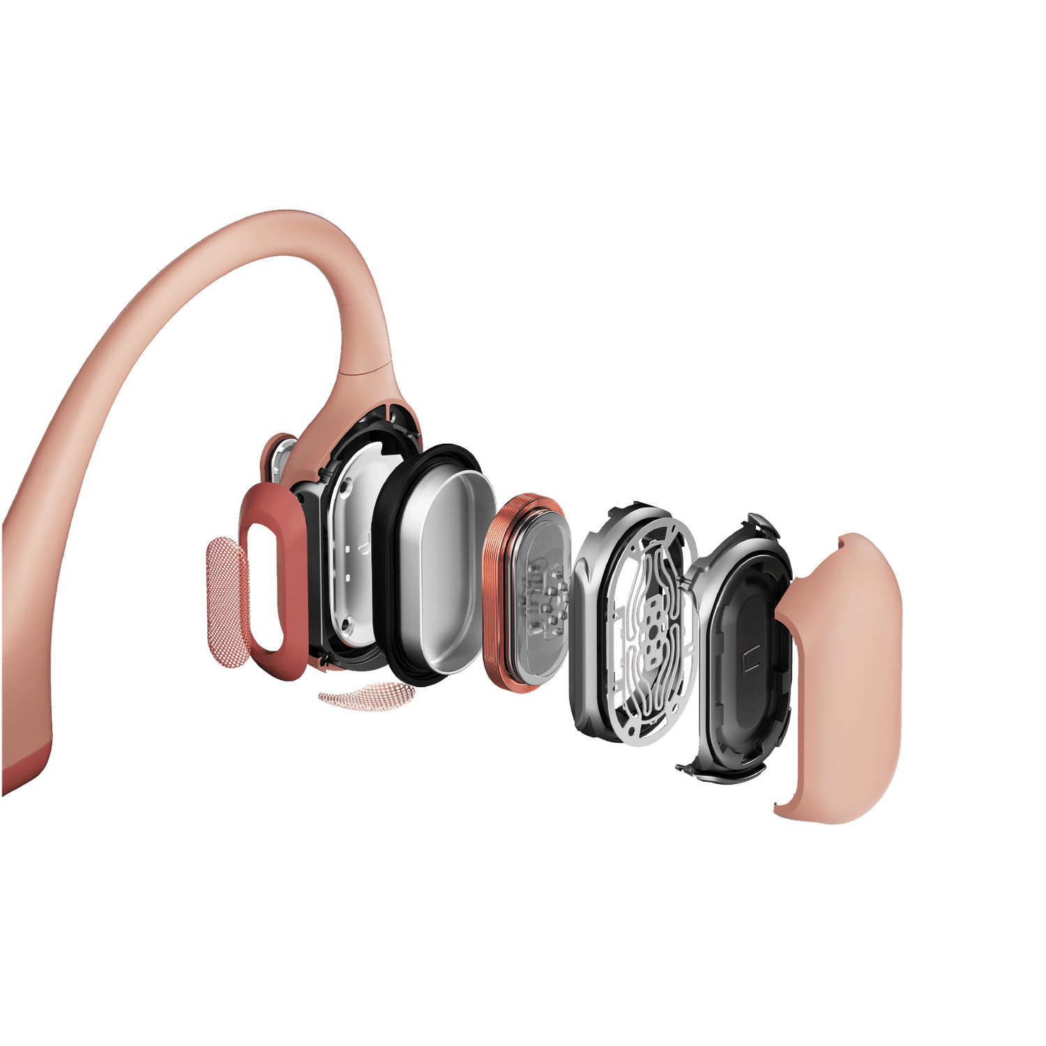 ✅ Shokz OpenRun Pro Bone Conduction Sport Headphones Enhanced Bass IP55 – PINK ✅