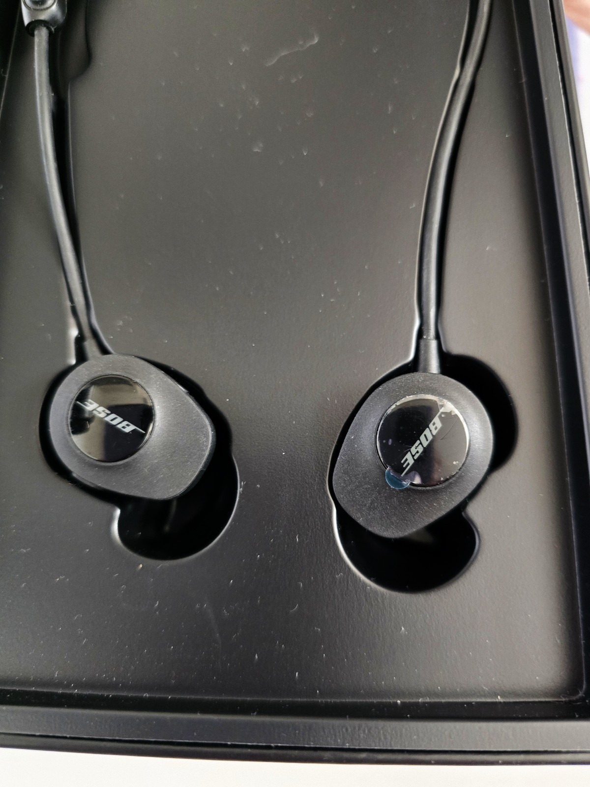 Bose SoundSport Wireless Sweatproof Earbuds Earphones Neckband Headphones Black