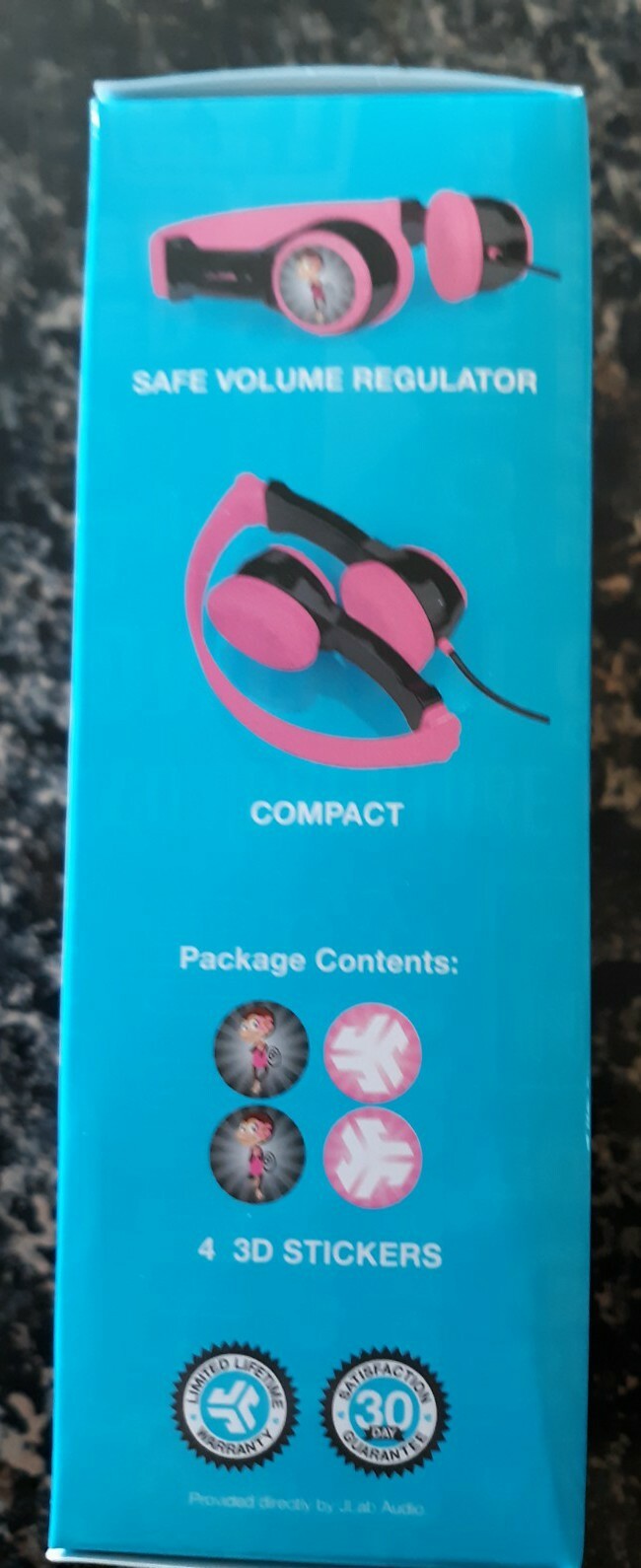 JLABS JBuddies Folding Kids Headphones , Black/Pink – NEW SEALED FREE SHIPPING!
