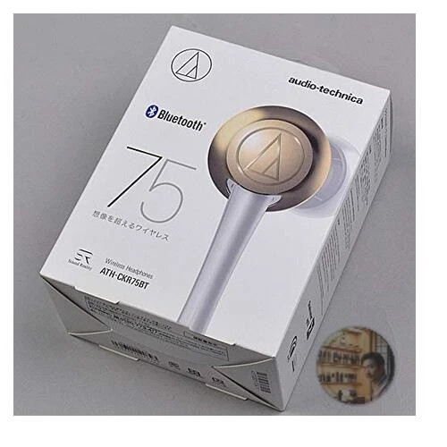Audio-Technica ATH-CKR75BT Wireless Earphones Champagne Gold aptX AAC New