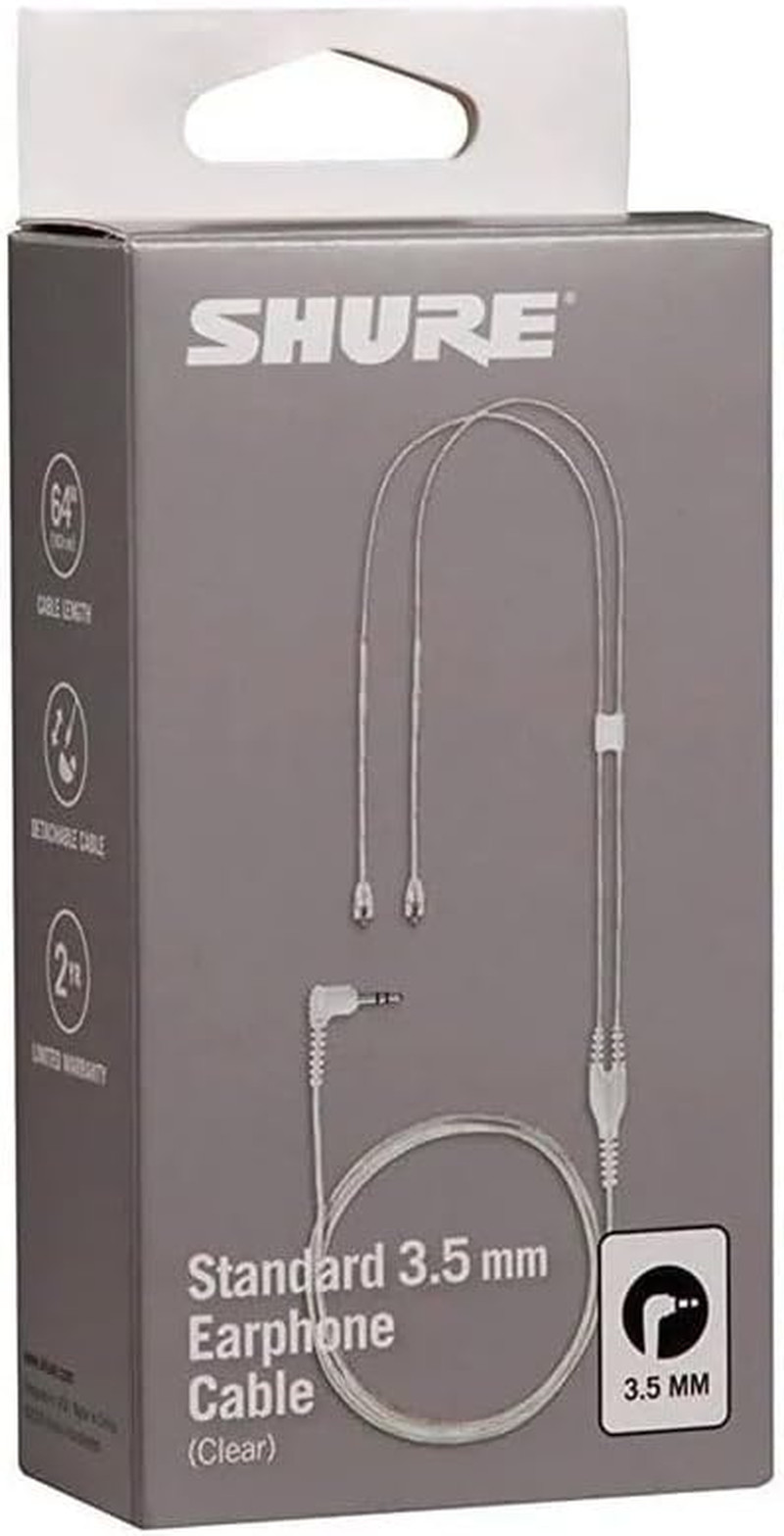 Shure EAC64CL 64 -Inch Detachable Earphone Cable for SE215, SE315, SE425 and SE5