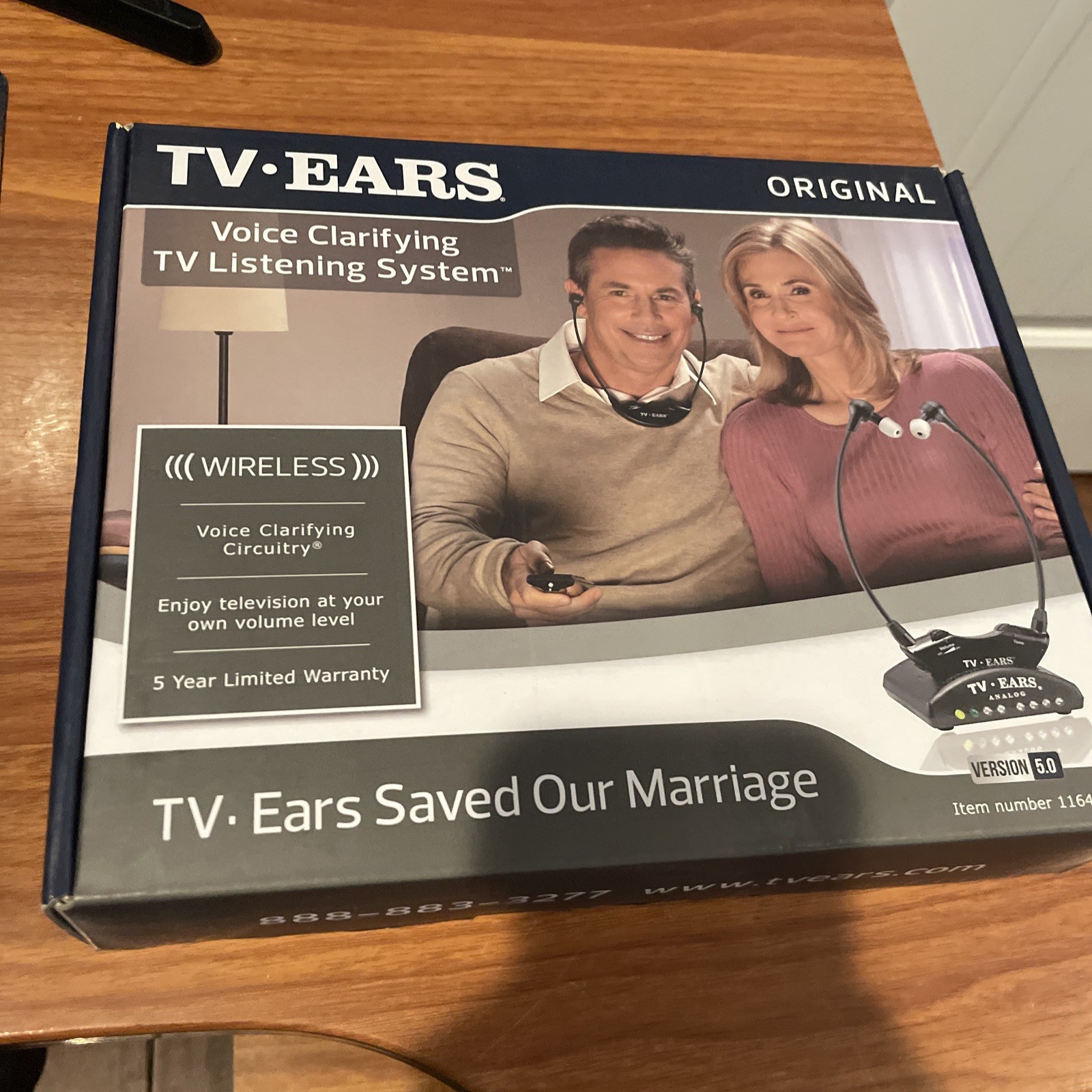 TV Ears 5.0 Original Wireless Headset System 11641 Ear Buds
