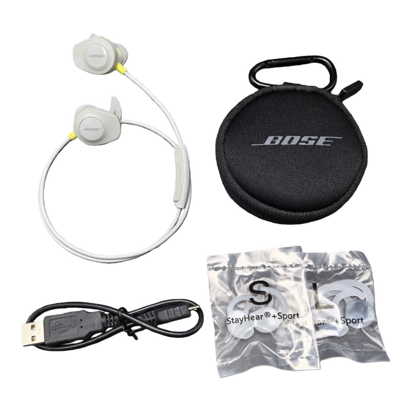 Bose SoundSport Bluetooth Wireless Headphones In-Ear Neckband Earbuds Gray