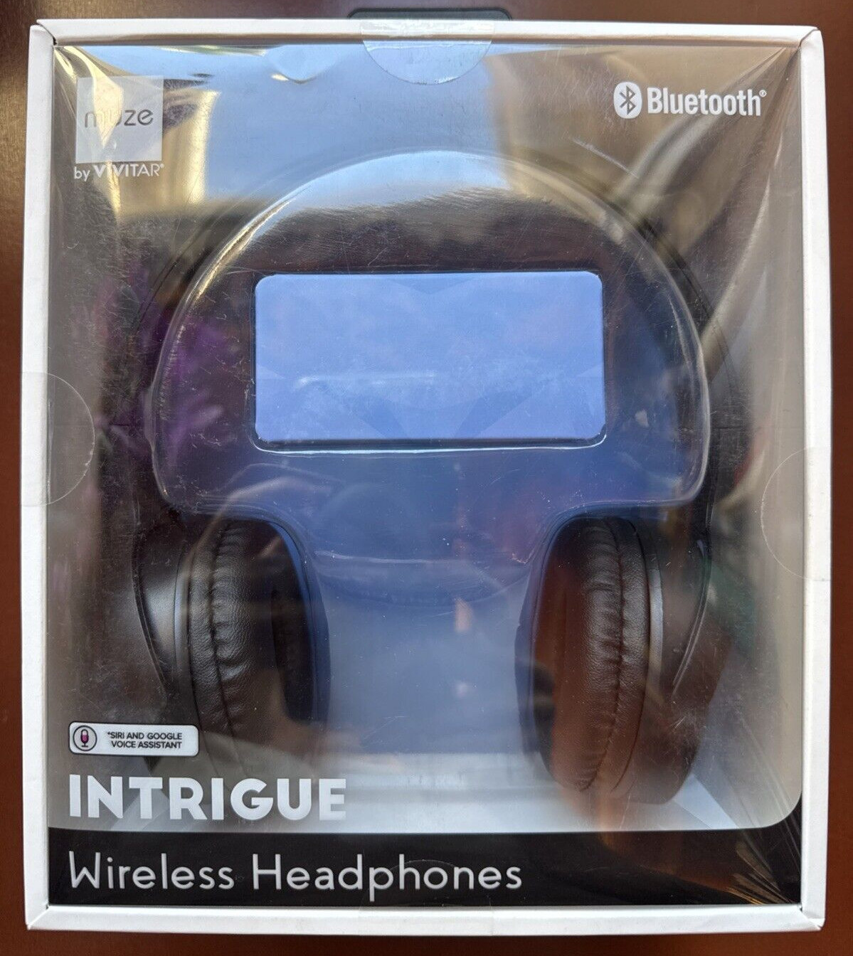Muze Intrigue Bluetooth Wireless Headphones Over Ear New in Box