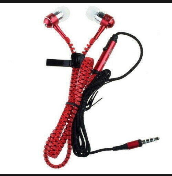 No Tangle, AMAZING ZIPPER EARPHONES with Mic, Earbud, 3.5mm jack. FREFREESHIP