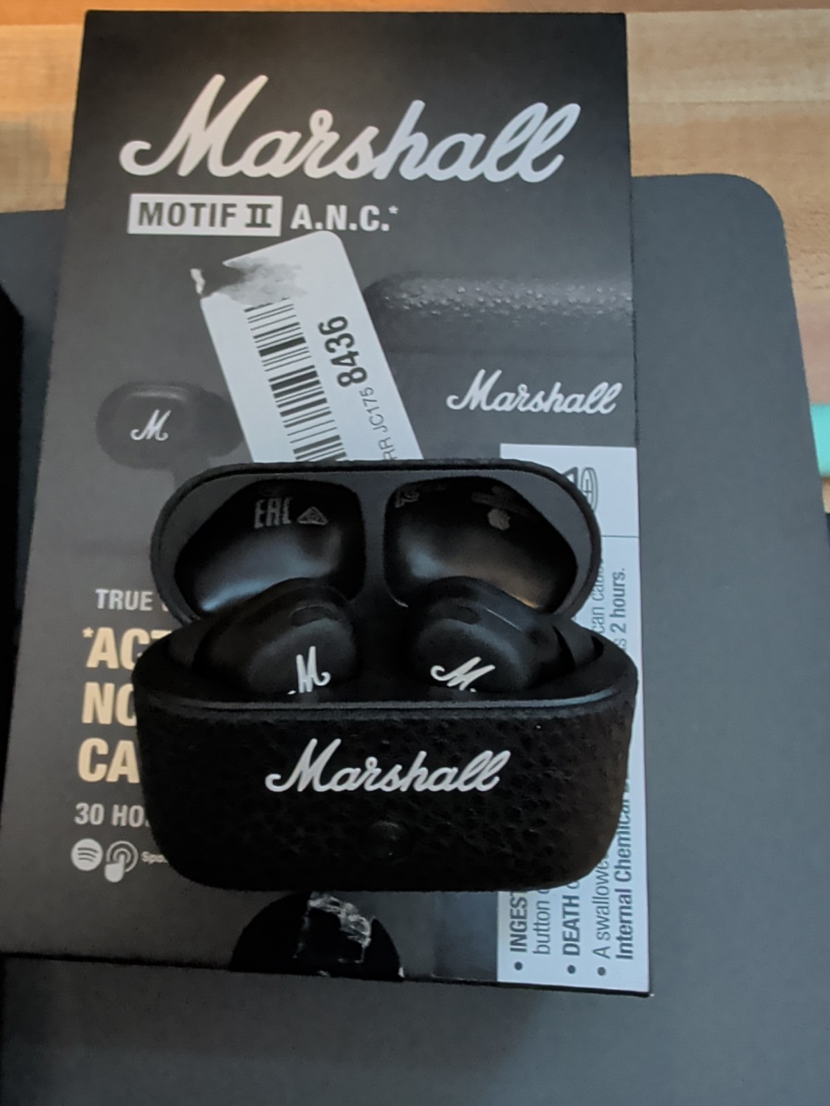 Marshall Wireless Earbuds MOTIF A.N.C