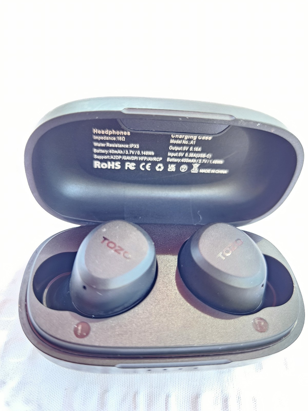 TOZO A1-S Wireless Earbuds Bluetooth 5.3 Immersive Premium Sound Headphones