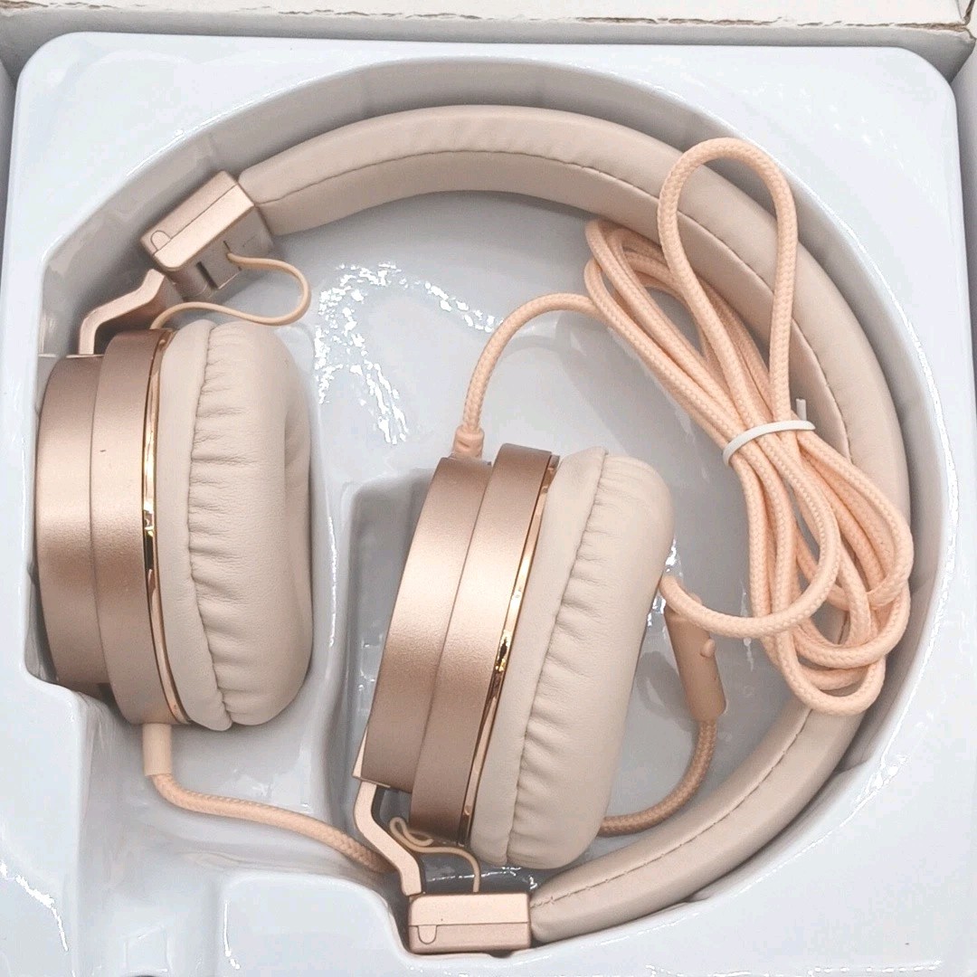 J-Lo/ Jennifer Lopez beauty Headphones (peach/ rose gold)(NEW)